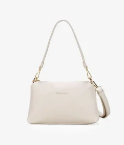 Clearance Bosanova Bolso de hombro beige con cremallera