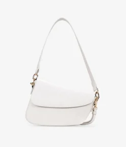 Clearance Bosanova Bolso de hombro beige con solapa