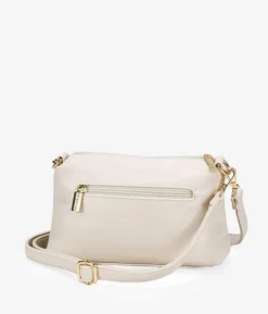 Clearance Bosanova Bolso de hombro beige con cremallera