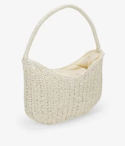 Best Bosanova Bolso de hombro beige en rafia