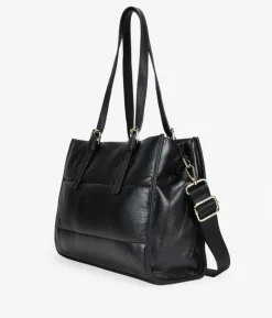 Hot Bosanova Bolso de hombro negro acolchado