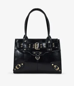 Best Bosanova Bolso de hombro negro con cremallera