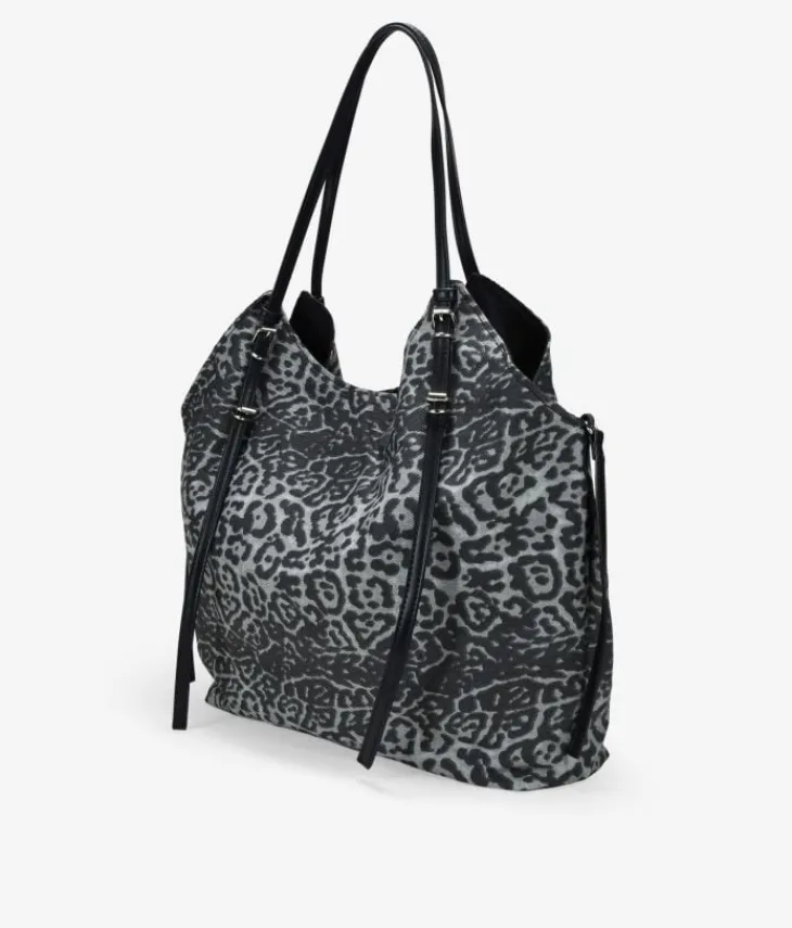 Best Bosanova Bolso de hombro negro con hebillas metálicas