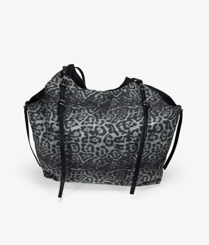 Best Bosanova Bolso de hombro negro con hebillas metálicas