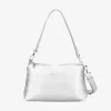 Sale Bosanova Bolso de hombro plateado con cremallera
