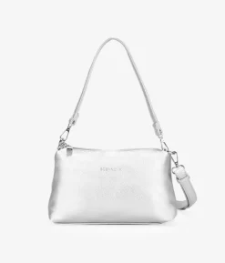 Sale Bosanova Bolso de hombro plateado con cremallera