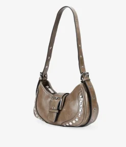 Best Bosanova Bolso de hombro taupe con tachas