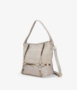 Sale Bosanova Bolso de hombro tostado con cremallera