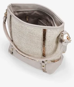 Sale Bosanova Bolso de hombro tostado con cremallera