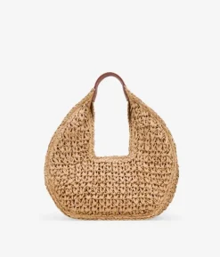 Clearance Bosanova Bolso de hombro tostado en rafia