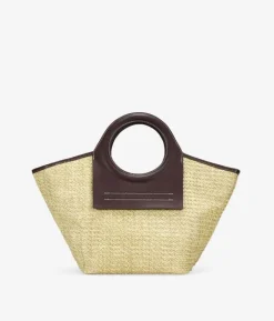 Outlet Bosanova Bolso de mano beige con asas redondas