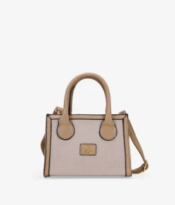 Fashion Bosanova Bolso de mano beige en rafia