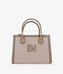 Fashion Bosanova Bolso de mano beige en rafia
