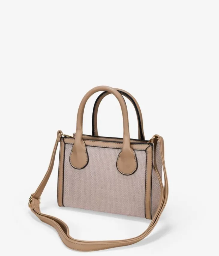 Fashion Bosanova Bolso de mano beige en rafia