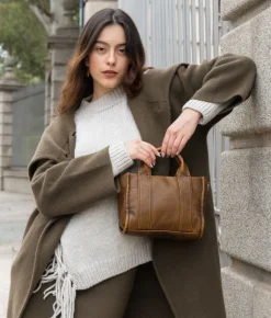 Clearance Bosanova Bolso de mano cuero pequeño con cremallera