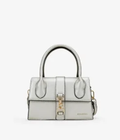 Clearance Bosanova Bolso de mano dorado con solapa y cremallera
