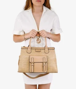 Sale Bosanova Bolso de mano en rafia
