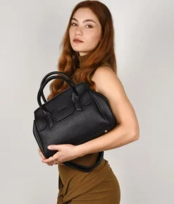 Sale Bosanova Bolso de mano negro con cierre de imán
