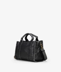 New Bosanova Bolso de mano negro pequeño con cremallera