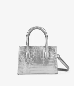 Outlet Bosanova Bolso de mano plateado con cremallera