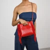 Sale Bosanova Bolso de mano rojo con flecos