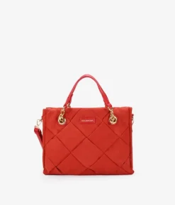 Fashion Bosanova Bolso de mano rojo cuadrado