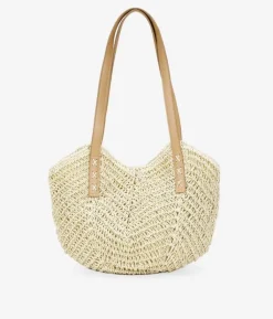 Best Bosanova Bolso de playa beige en rafia