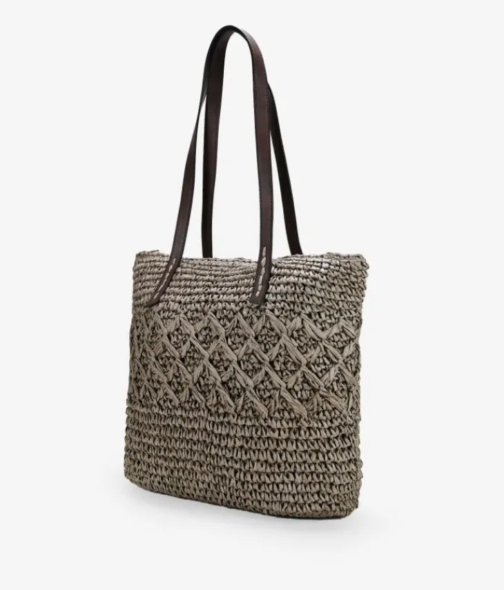 Discount Bosanova Bolso de playa marrón en rafia