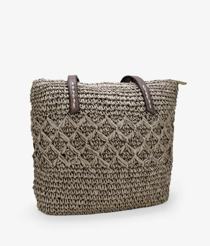 Discount Bosanova Bolso de playa marrón en rafia