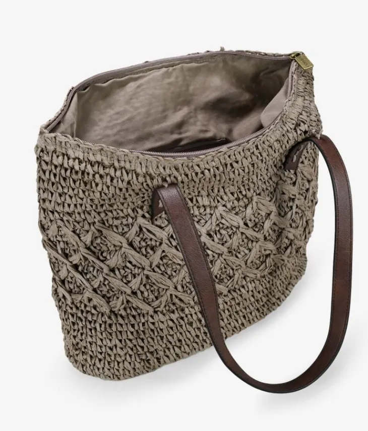 Discount Bosanova Bolso de playa marrón en rafia
