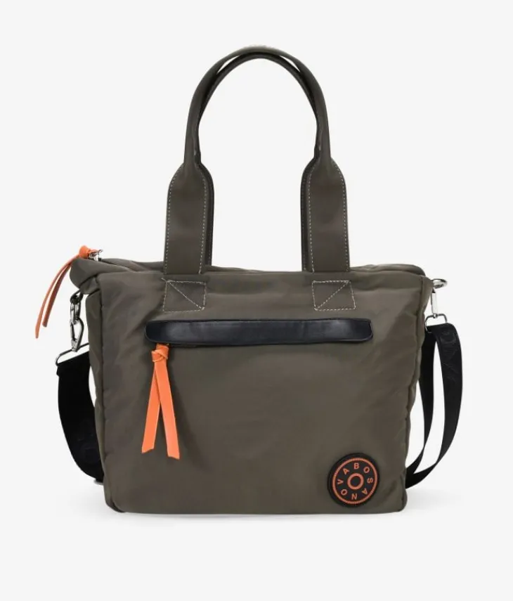 Best Bosanova Bolso deportivo visón con cremallera
