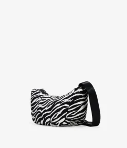 Online Bosanova Bolso mini cebra redondeado con cremallera