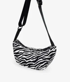 Online Bosanova Bolso mini cebra redondeado con cremallera
