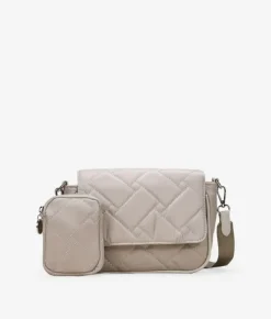Sale Bosanova Bolso nylon gris con monedero
