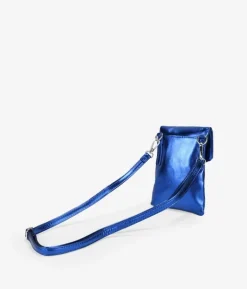 Best Bosanova Bolso pequeño azul metalizado para móvil