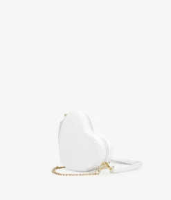 Sale Bosanova Bolso pequeño de corazón blanco con cadena