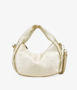 Hot Bosanova Bolso pequeño dorado con cremallera