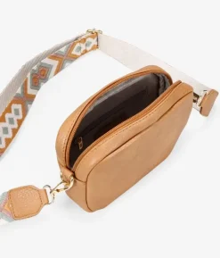 Online Bosanova Bolso pequeño marrón con asa bordada