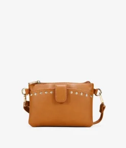 Sale Bosanova Bolso pequeño marrón con tachas