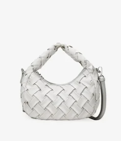 New Bosanova Bolso pequeño piedra con trenzado y cremallera