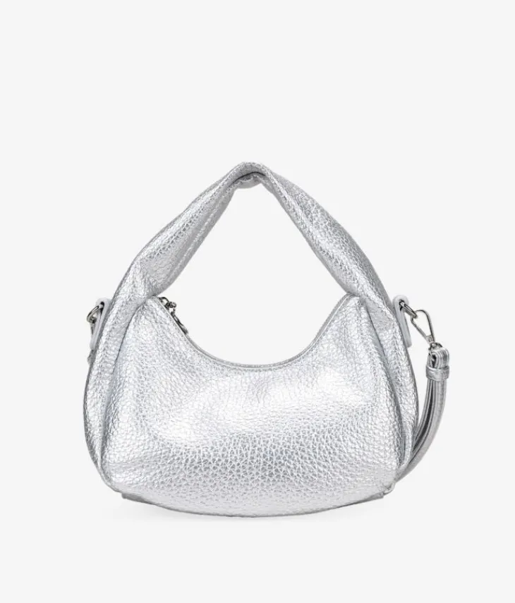 Outlet Bosanova Bolso pequeño plateado con cremallera