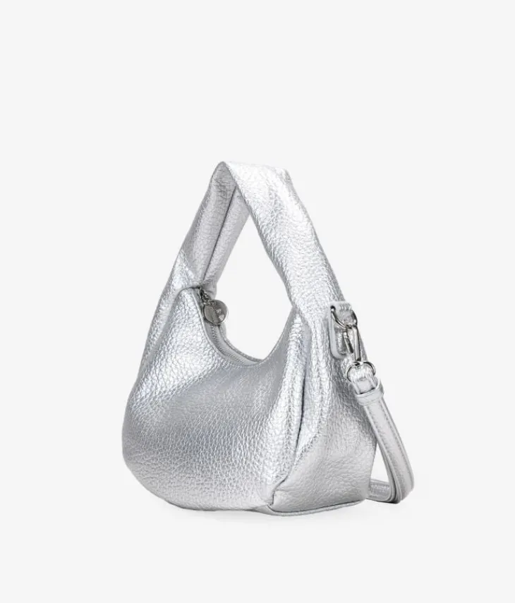 Outlet Bosanova Bolso pequeño plateado con cremallera
