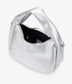 Outlet Bosanova Bolso pequeño plateado con cremallera