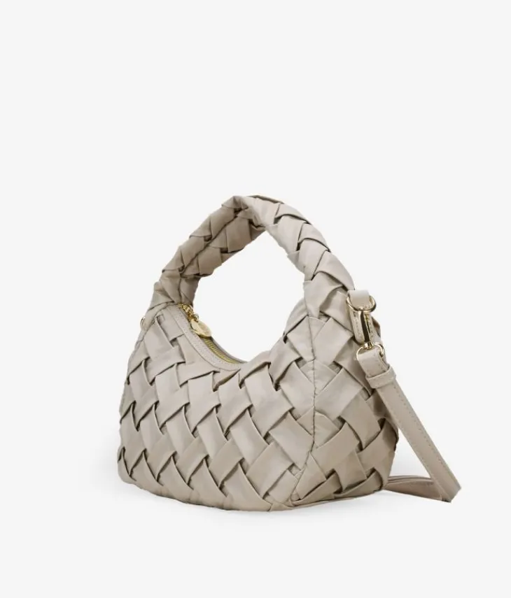Best Bosanova Bolso pequeño tostado con trenzado y cremallera