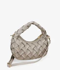 Best Bosanova Bolso pequeño tostado con trenzado y cremallera