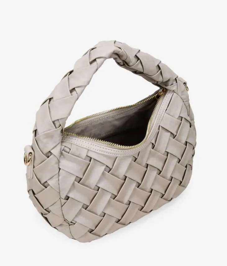 Best Bosanova Bolso pequeño tostado con trenzado y cremallera