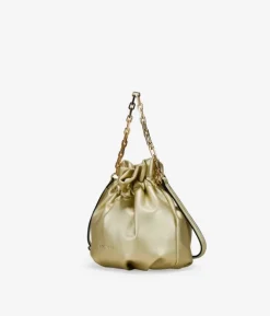 Online Bosanova Bolso saco dorado con cadena y asa de cruzar