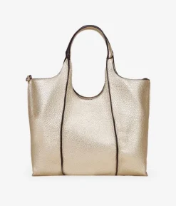 Best Bosanova Bolso shopper dorado con cierre de imán