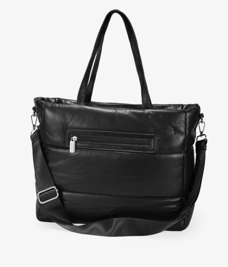 Best Bosanova Bolso shopper negro acolchado para portátil
