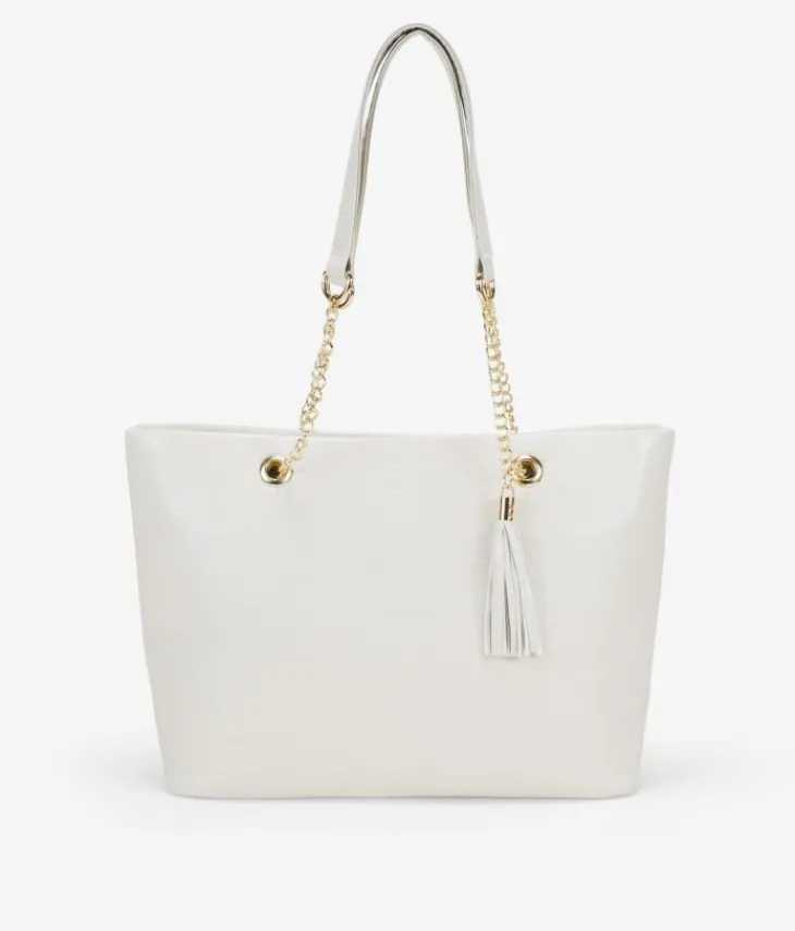 Discount Bosanova Bolso shopper piedra para portátil efecto cocodrilo